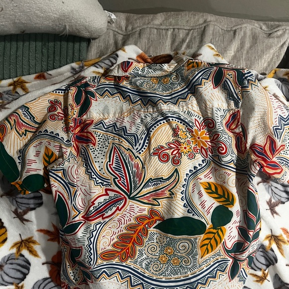 LRG Medium Button Up Shirt Floral - Picture 3 of 4